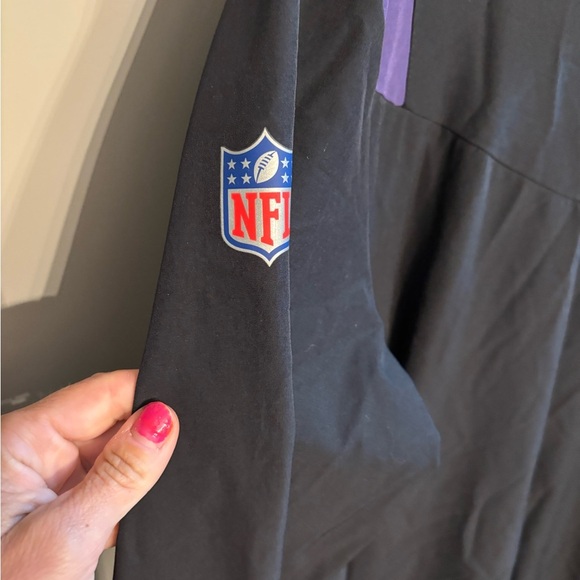 Nike Baltimore Ravens Sideline Half-Zip UV Performance Jacket. M - Picture 2 of 7
